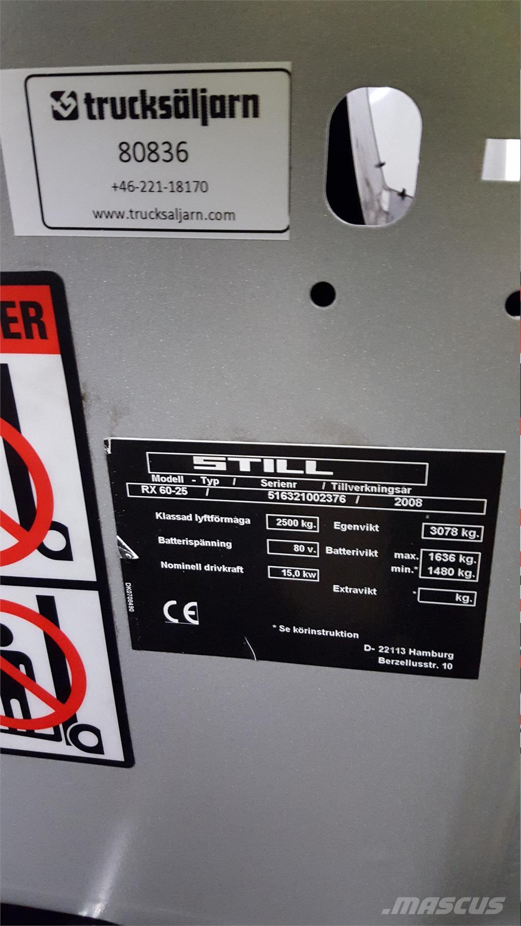 Still RX60-25 El gaffeltrucks