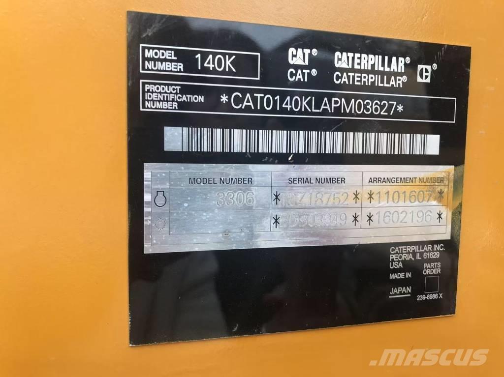 CAT 140k Vejhøvle / Gradere