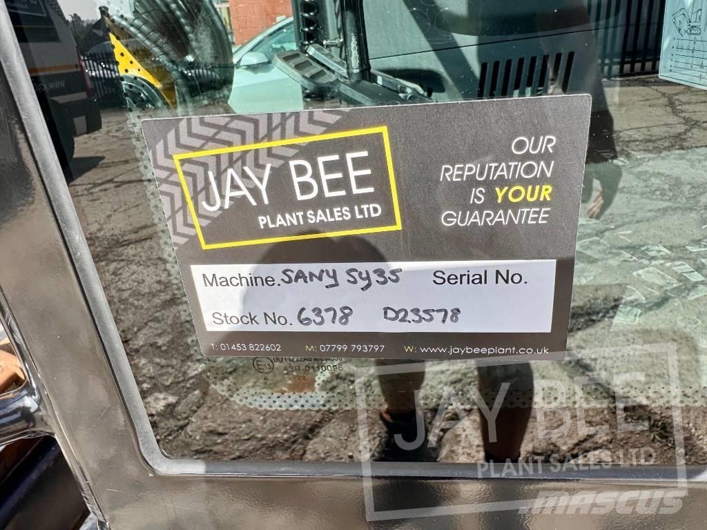 Sany SY 35 U Minigravemaskiner