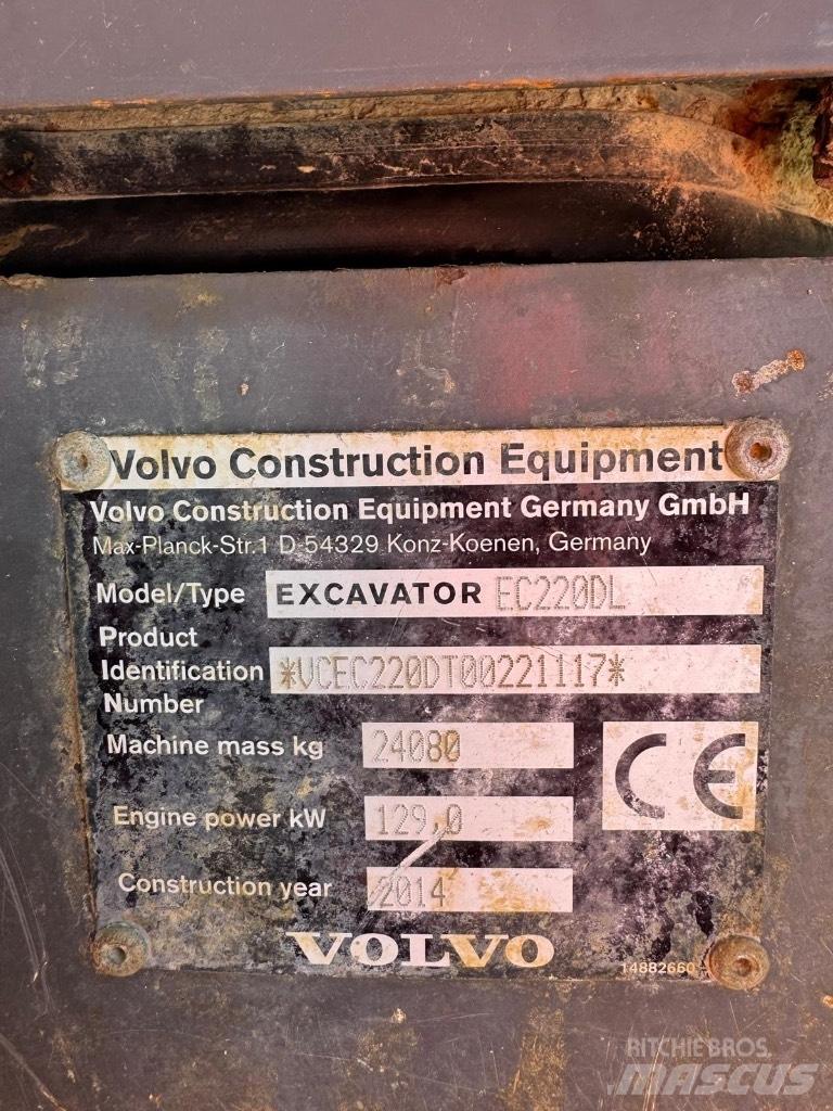 Volvo EC 220 DL Gravemaskiner på larvebånd