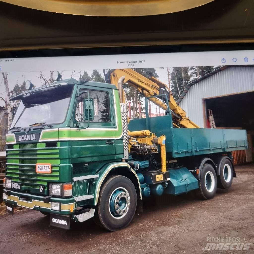Scania R 142 HL Demonterbare/wirehejs lastbiler