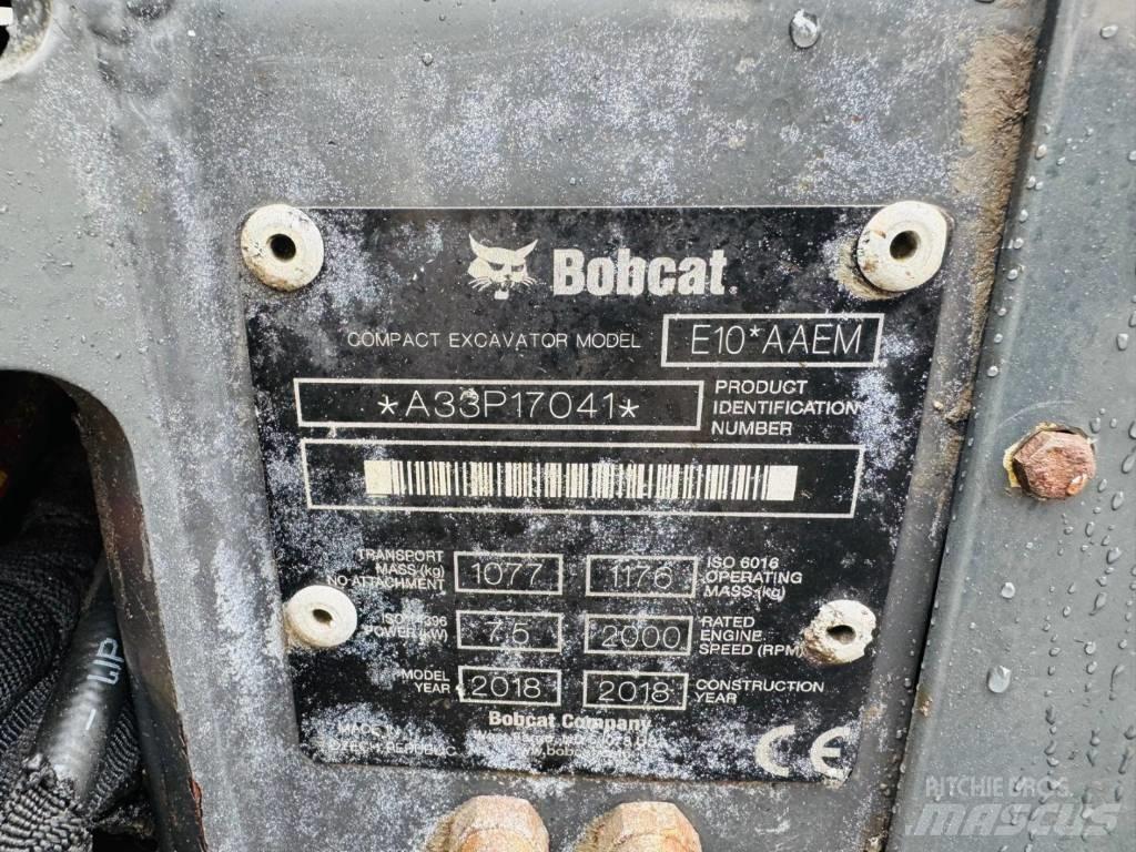 Bobcat E 10 Minigravemaskiner