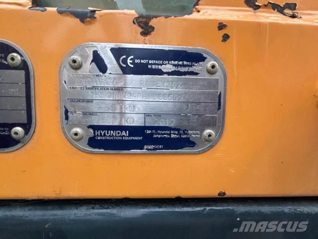 Hyundai R25Z Minigravemaskiner