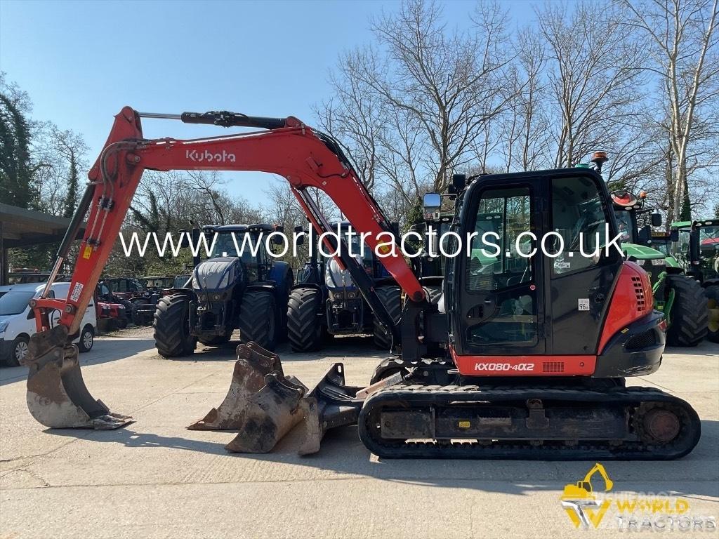 Kubota KX 080-4 Midi-gravemaskiner 7t - 12t