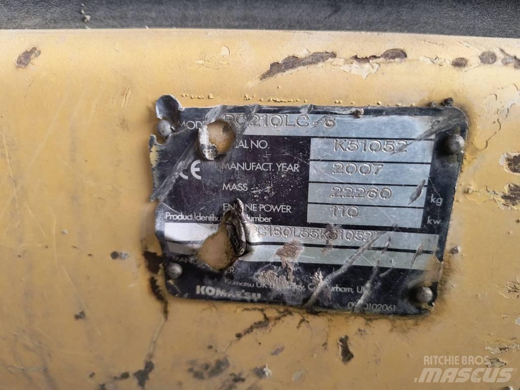 Komatsu 210 LC Gravemaskiner på larvebånd