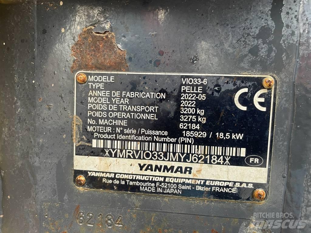 Yanmar Vio 33 U Minigravemaskiner