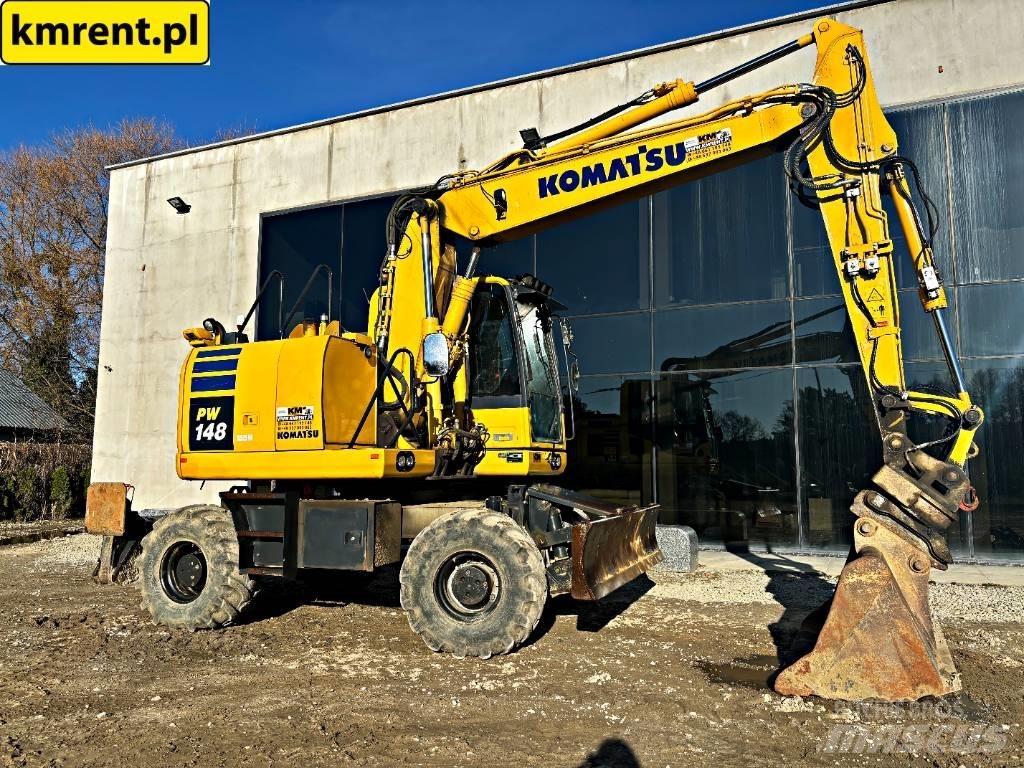 Komatsu PW 148-10 Gravemaskiner på hjul
