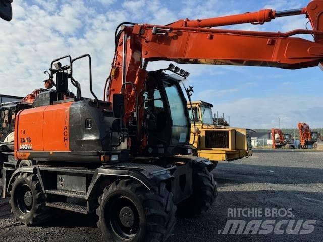 Hitachi ZX 140 W-6 Gravemaskiner på hjul