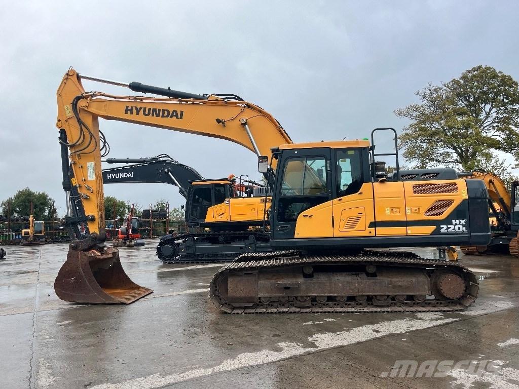 Hyundai HX220L Gravemaskiner på larvebånd
