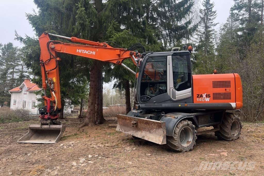 Hitachi ZX 140 W-3 Gravemaskiner på hjul