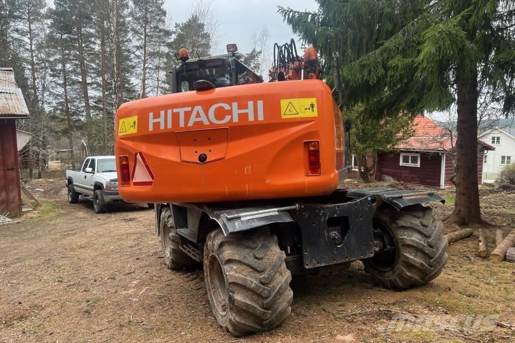 Hitachi ZX 140 W-3 Gravemaskiner på hjul