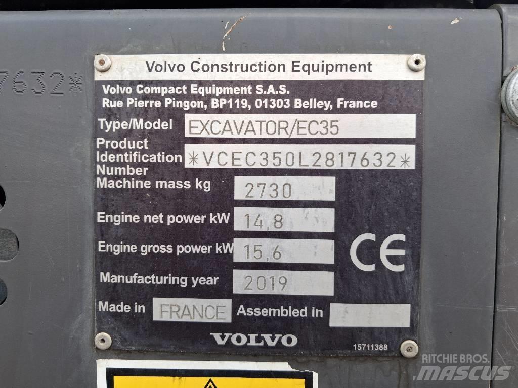 Volvo EC 35 Minigravemaskiner
