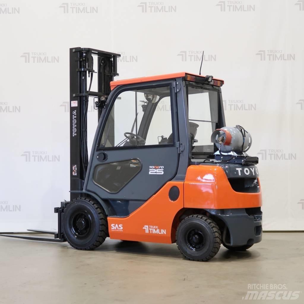 Toyota 02-8FGF25 LPG gaffeltrucks
