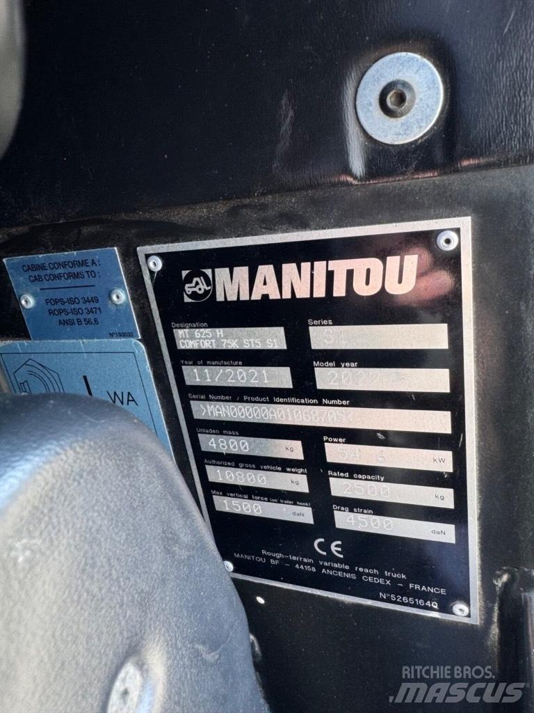 Manitou MT625H Teleskoplæssere
