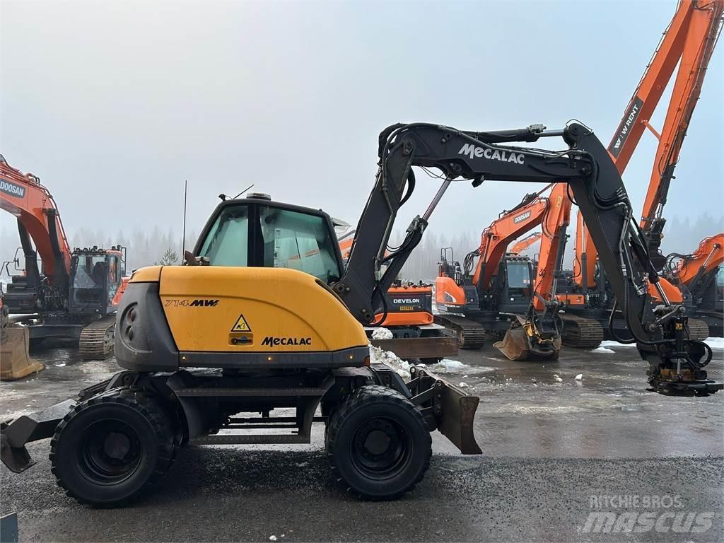 Mecalac 714MW Gravemaskiner på hjul