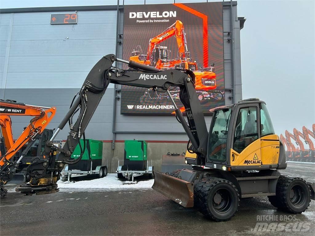 Mecalac 714MW Gravemaskiner på hjul