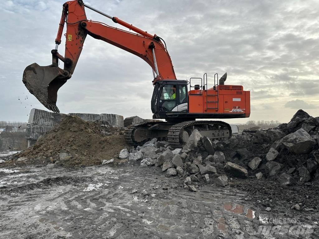 Hitachi ZX690 LCR - 6 Gravemaskiner på larvebånd