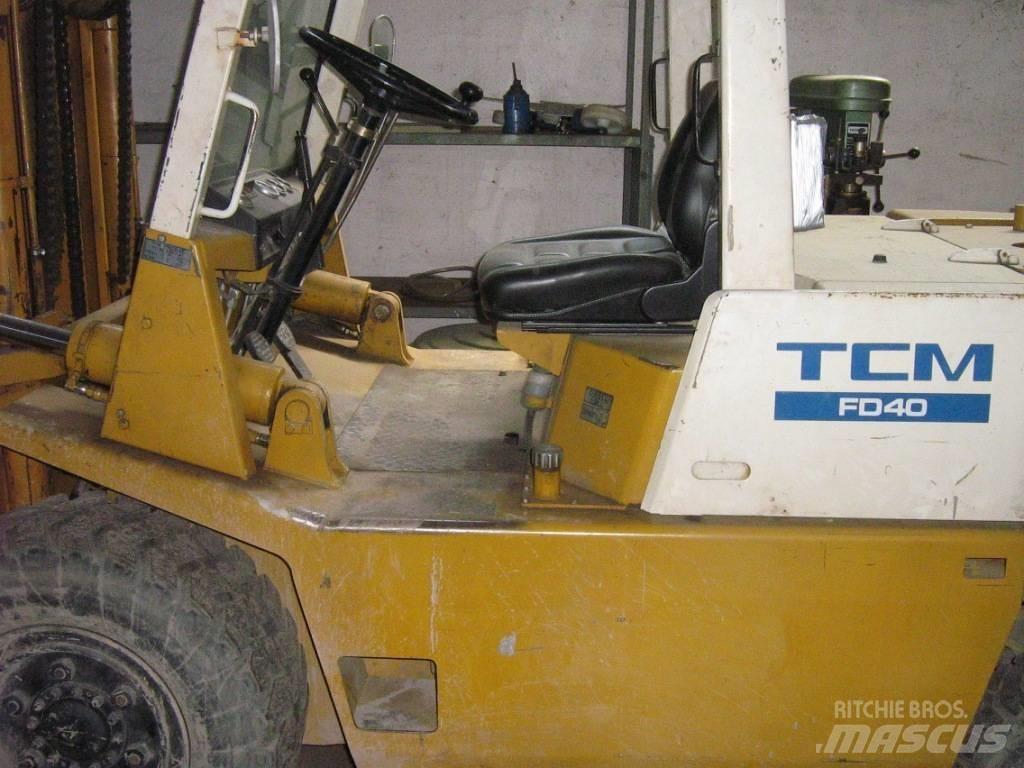 TCM FD40 Diesel gaffeltrucks