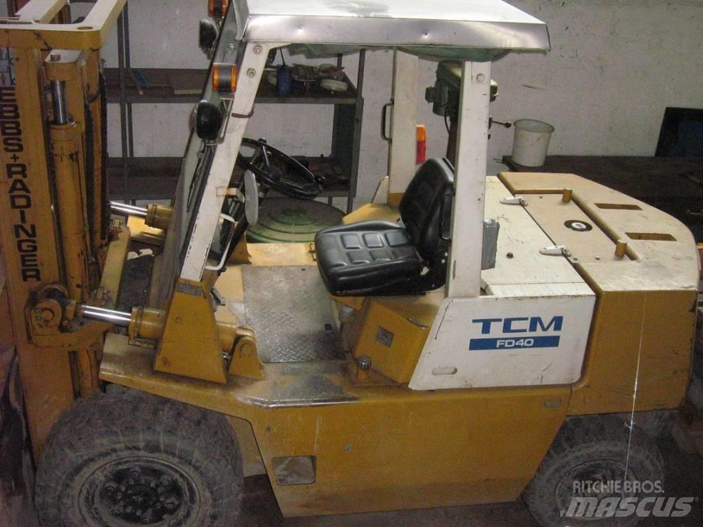 TCM FD40 Diesel gaffeltrucks