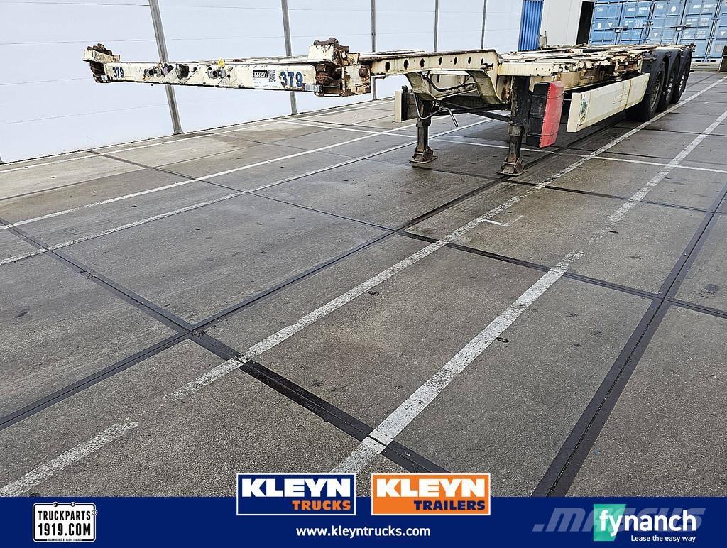 Krone SD Semi-trailer med containerramme