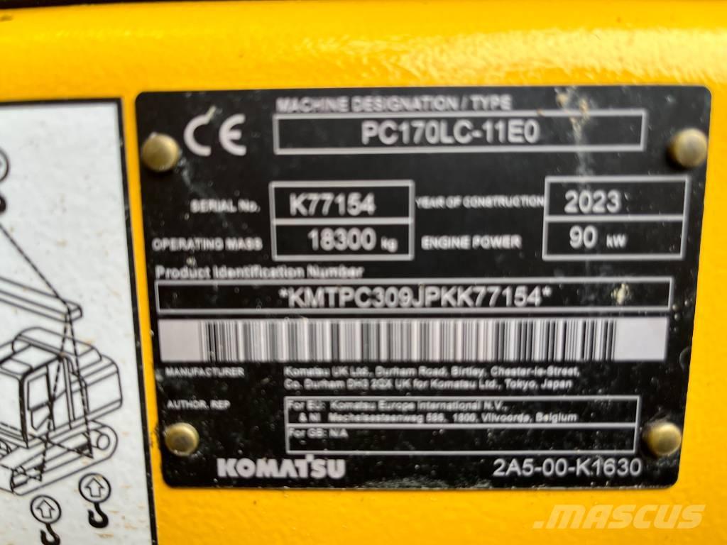 Komatsu PC 170 LC-11 Gravemaskiner på larvebånd