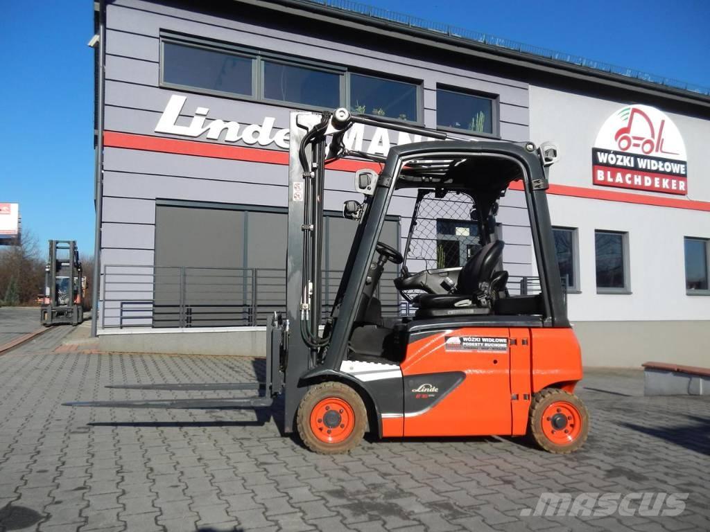 Linde E16P-02 El gaffeltrucks