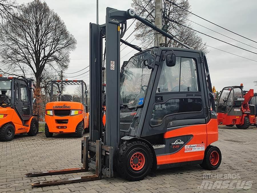 Linde E25-01 El gaffeltrucks