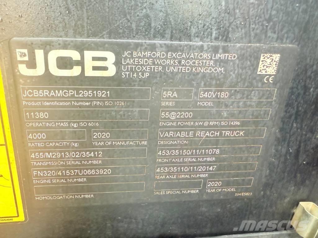JCB 540-180 Teleskoplæssere