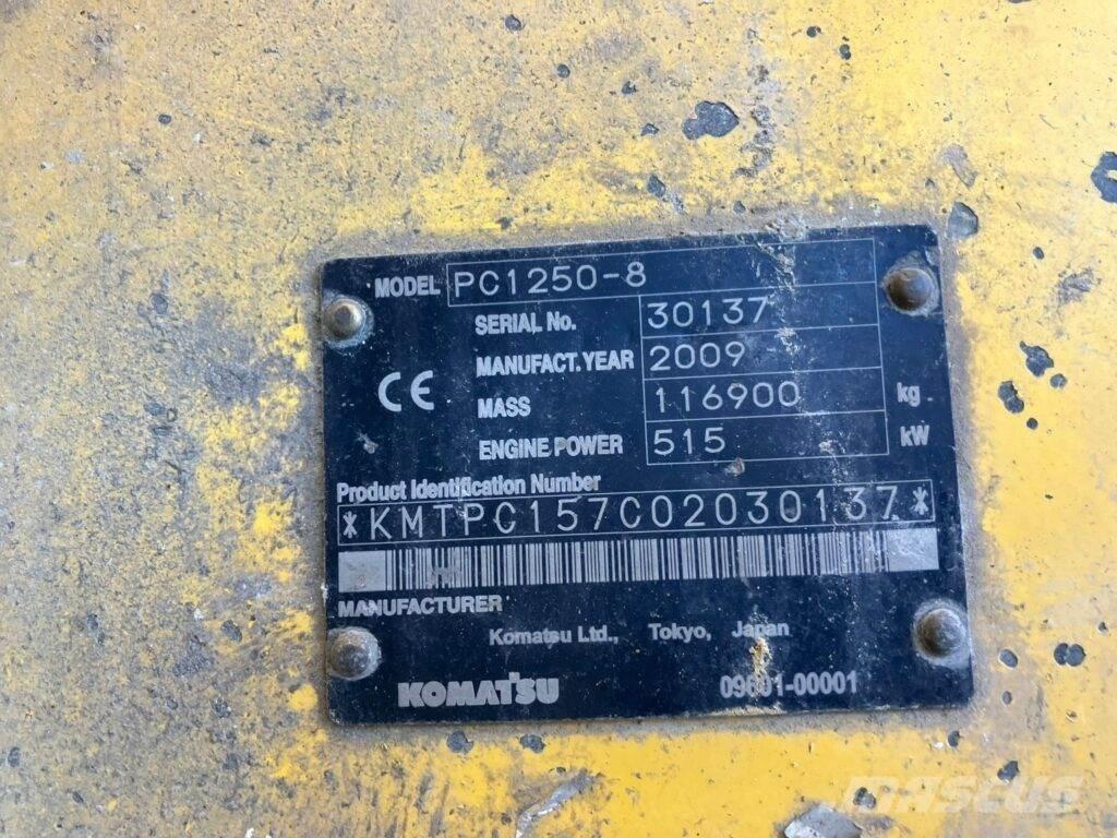 Komatsu PC1250-8 Gravemaskiner på larvebånd