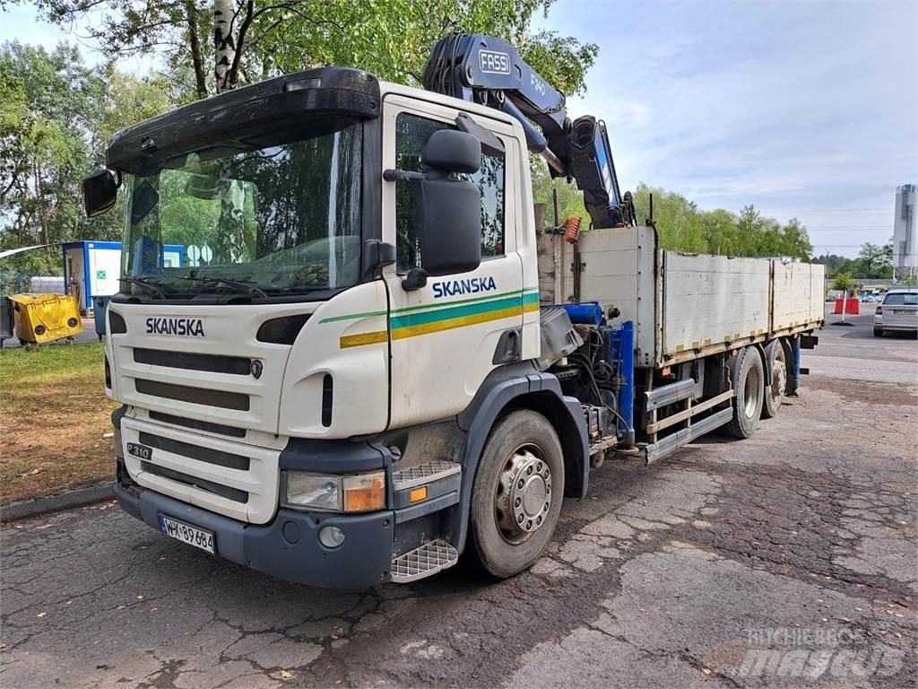 Scania P310 + HR Lastbil med lad/Flatbed