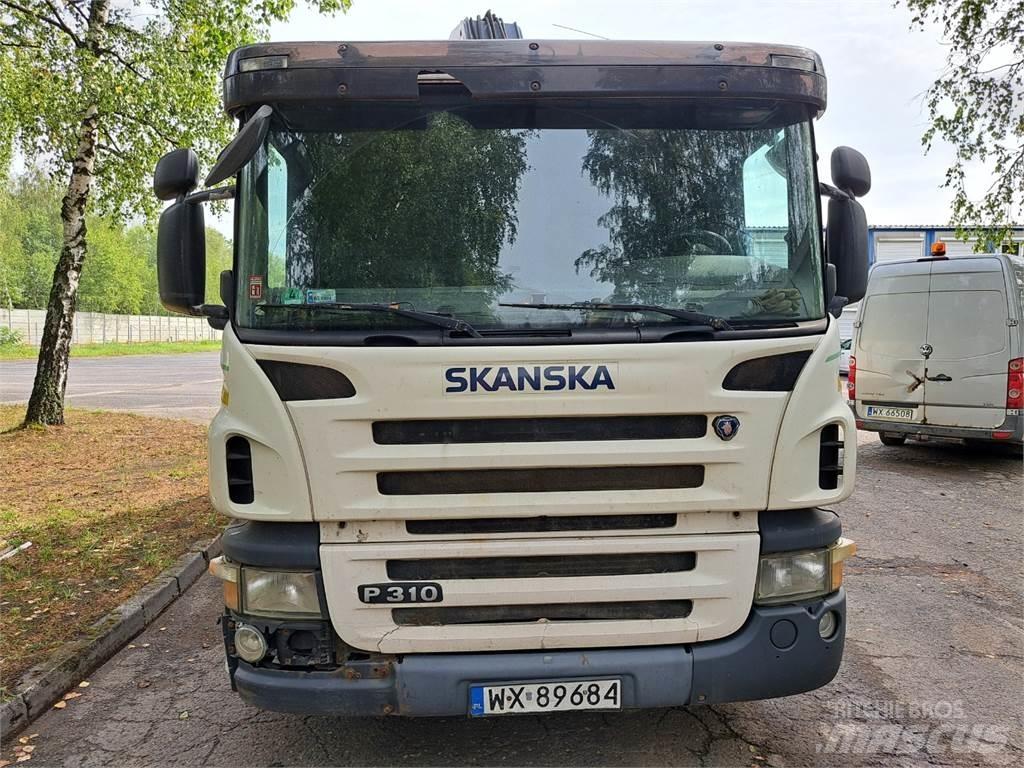 Scania P310 + HR Lastbil med lad/Flatbed