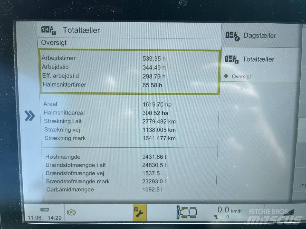 CLAAS Lexion 8800TT Mejetærskere