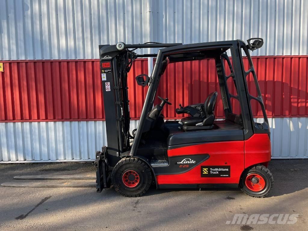 Linde E25L-02 El gaffeltrucks