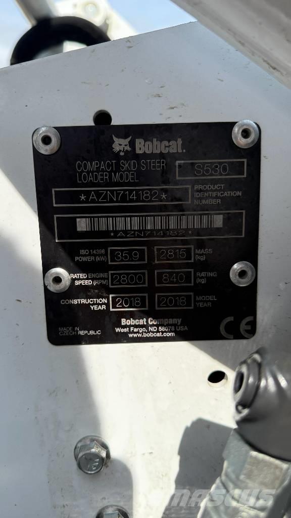 Bobcat S 530 Minilæsser - skridstyret