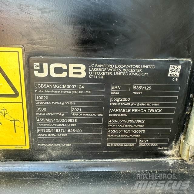 JCB 535V125 Teleskoplæssere