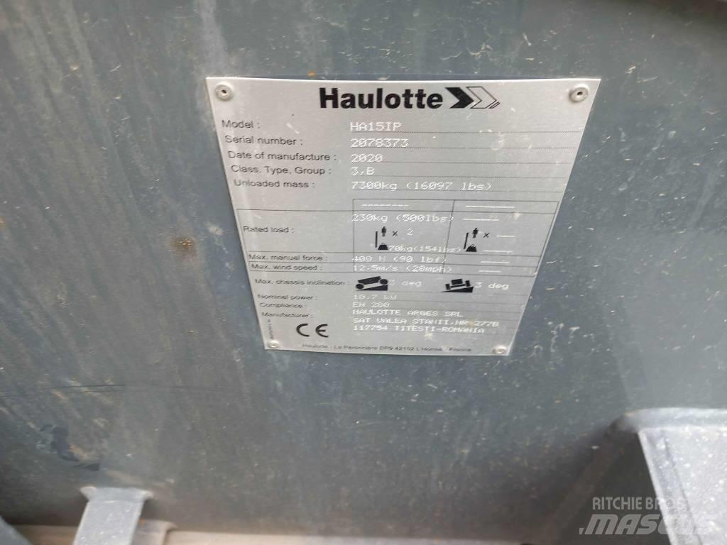 Haulotte HA 15 IP Bomlifte med knækarm