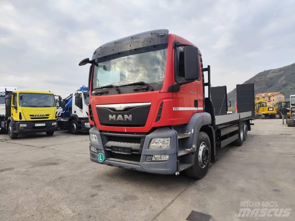 MAN TGS 26.440 Flatbed lastbiler med spil