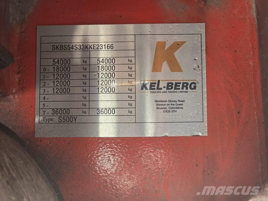 Kel-Berg 3 AS Semi-trailer med lad/flatbed