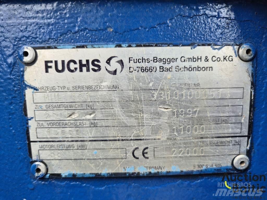 Fuchs MHL 331 Gravemaskiner på hjul