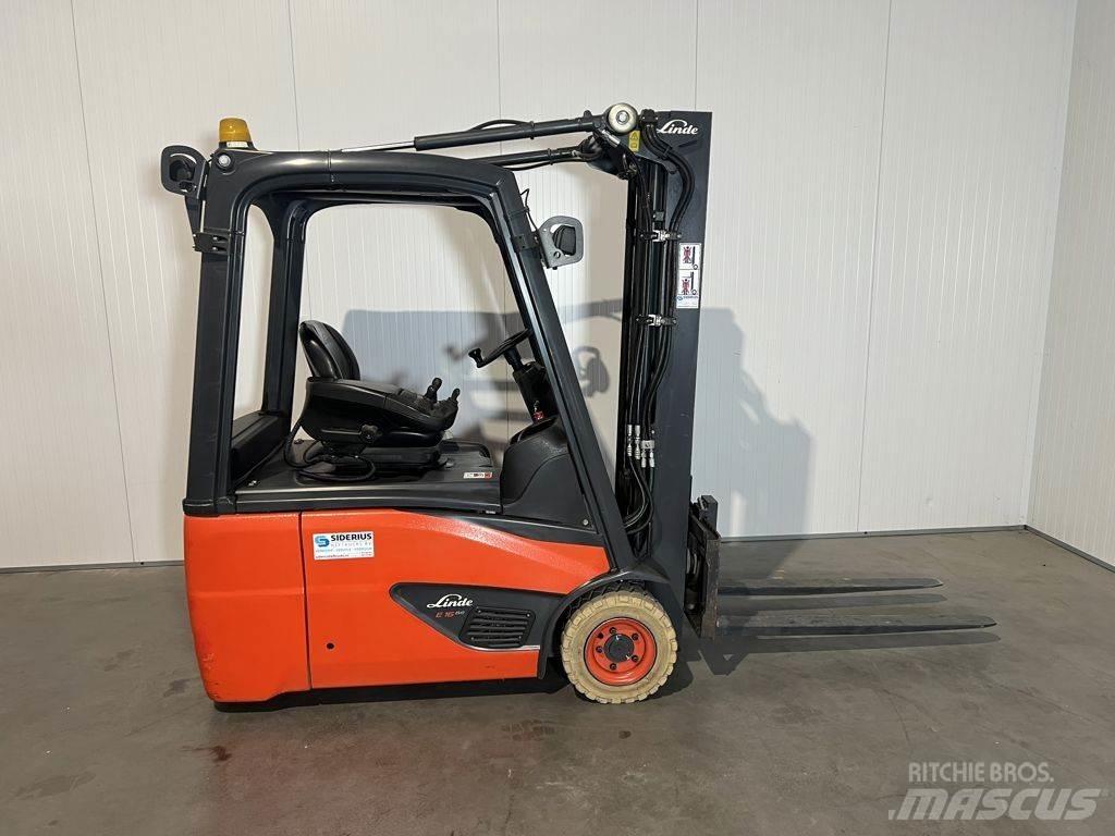Linde E16-02 El gaffeltrucks