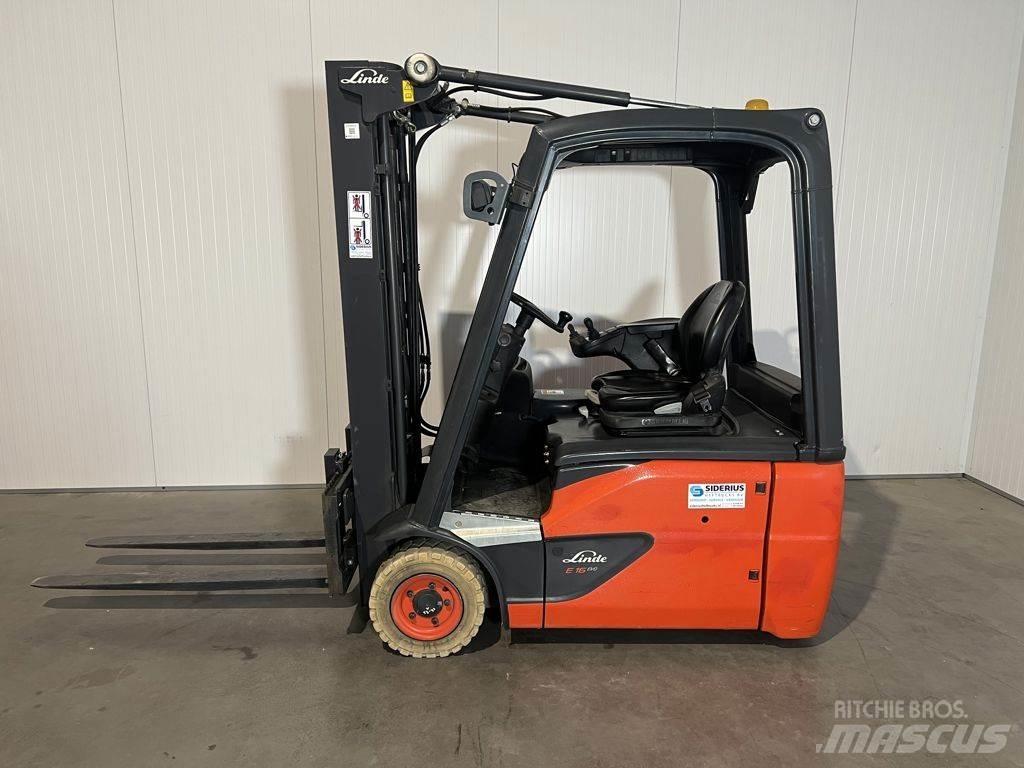 Linde E16-02 El gaffeltrucks