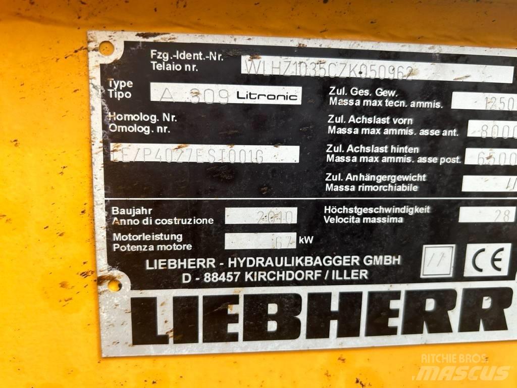 Liebherr A 309 Gravemaskiner på hjul