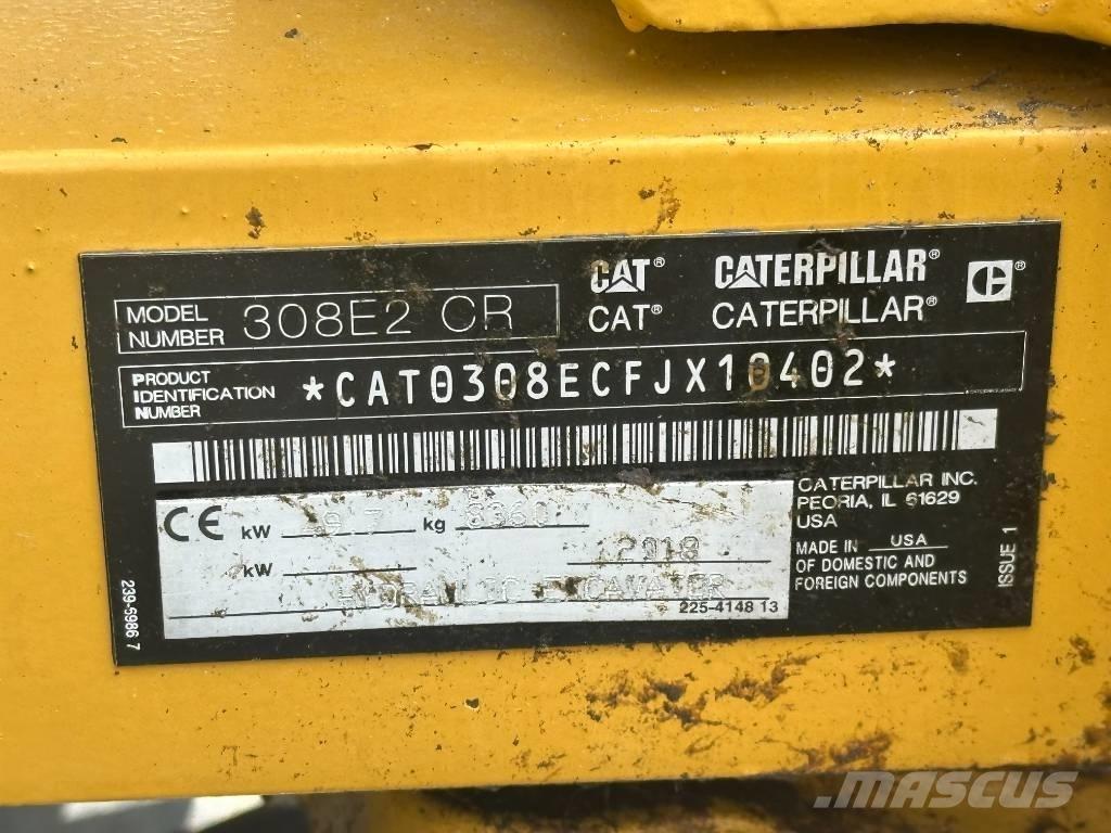 CAT 308 E 2 CR Midi-gravemaskiner 7t - 12t