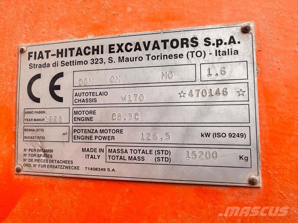 Hitachi W 170 Læssemaskiner på hjul
