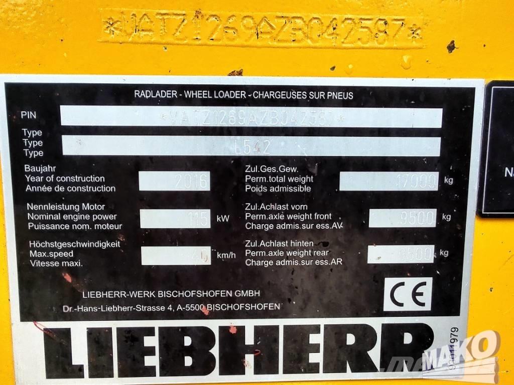 Liebherr L 542 Læssemaskiner på hjul