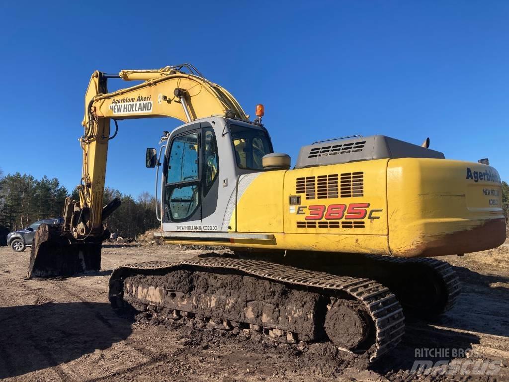 New Holland E 385 Gravemaskiner på larvebånd