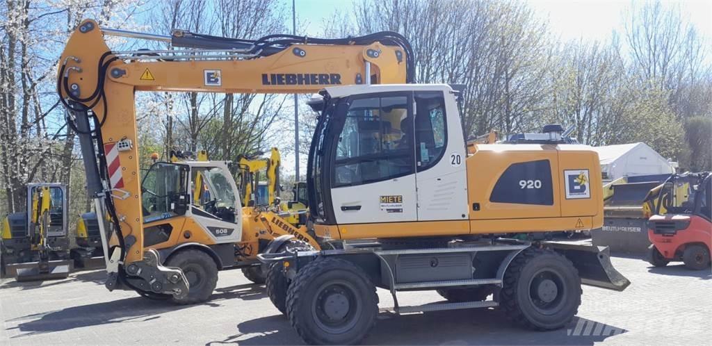 Liebherr A920 Gravemaskiner på hjul