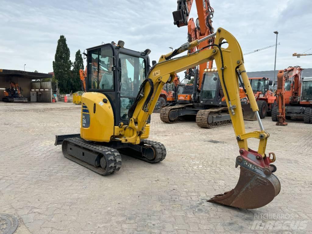 Komatsu PC26MR-3 Minigravemaskiner