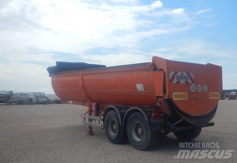  cleri-bennes sbhe Semi-trailer med tip
