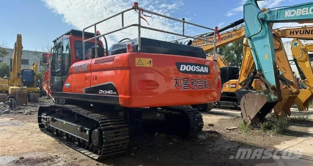 Doosan DX340 Gravemaskiner på larvebånd